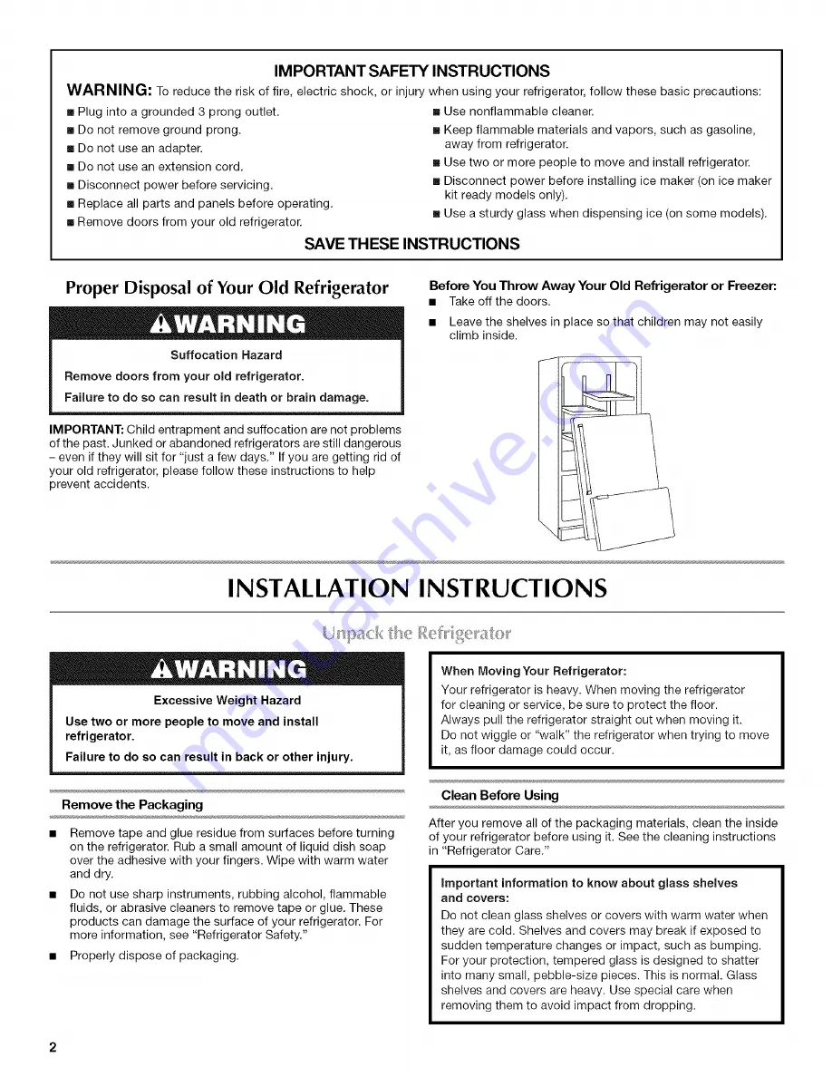 GE 12828181A User Instructions Download Page 2