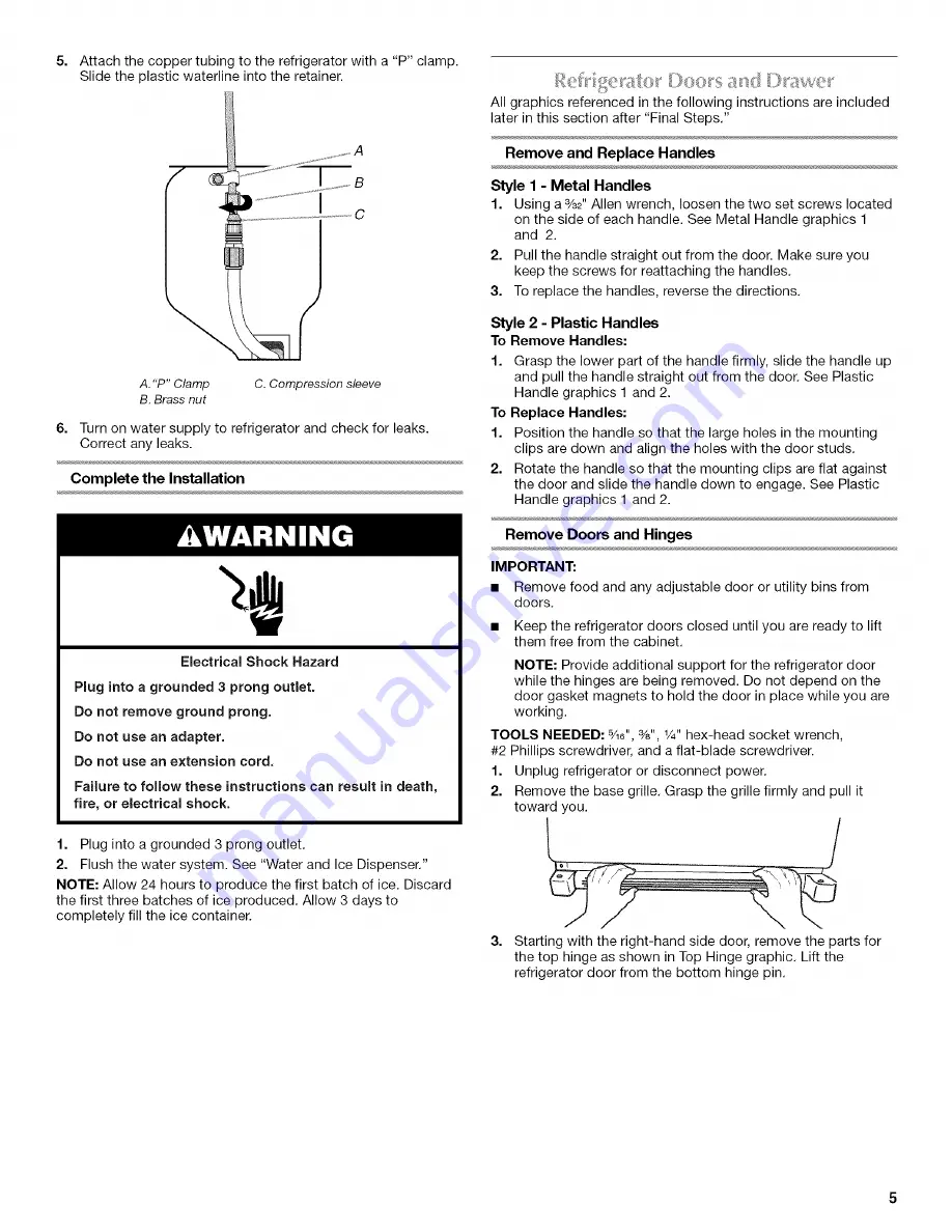 GE 12828181A User Instructions Download Page 5