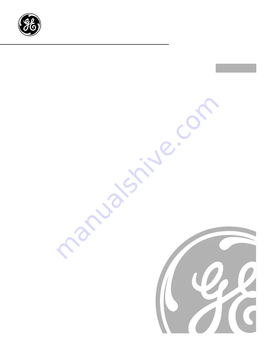 GE 164D4290P075-1 Owner'S Manual Download Page 1