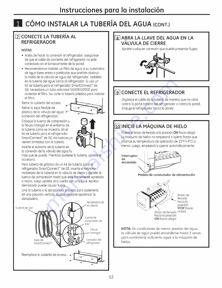 GE 197D8622P005 Owner'S Manual Download Page 53