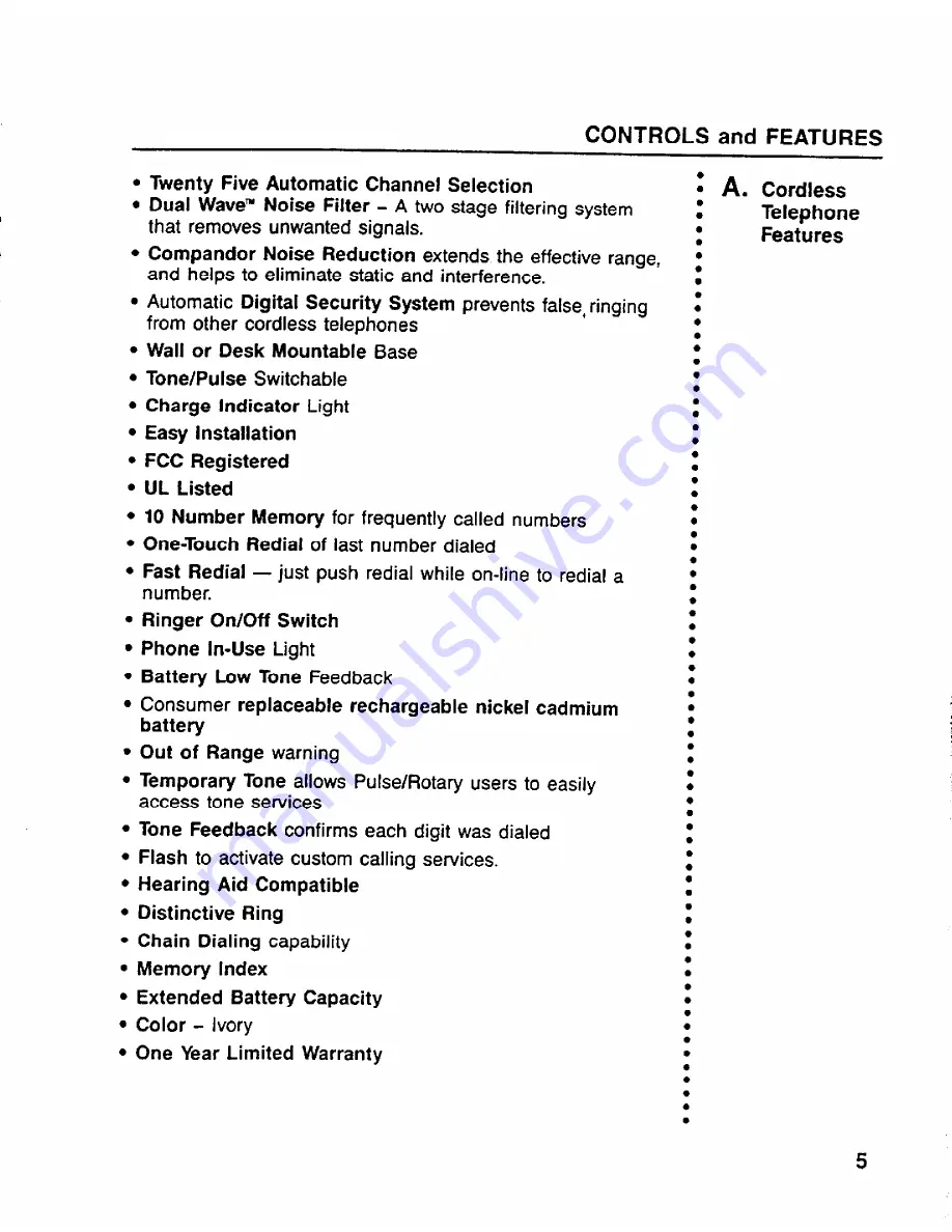 GE 2-9730 User Manual Download Page 5