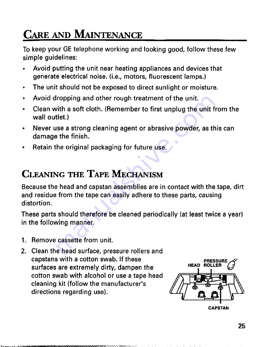 GE 2-9975 User Manual Download Page 27