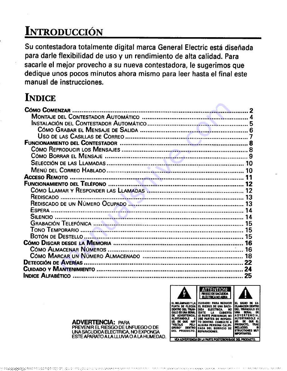 GE 2-9985 User Manual Download Page 32