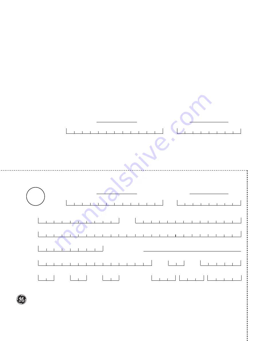 GE 20 Series Owner'S Manual And Installation Instructions Download Page 30