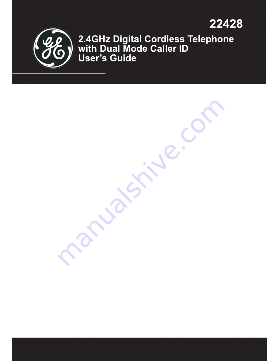 GE 22428 User Manual Download Page 1