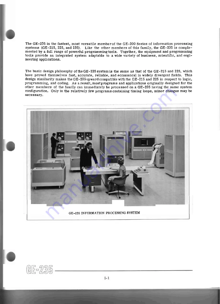 GE 235 System Manual Download Page 5