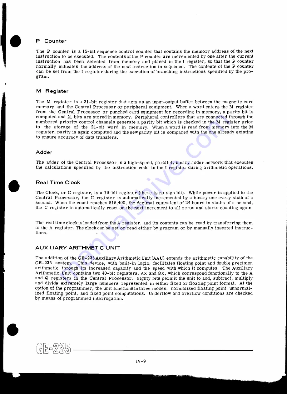 GE 235 System Manual Download Page 34