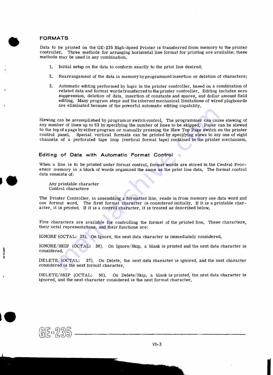 GE 235 System Manual Download Page 59