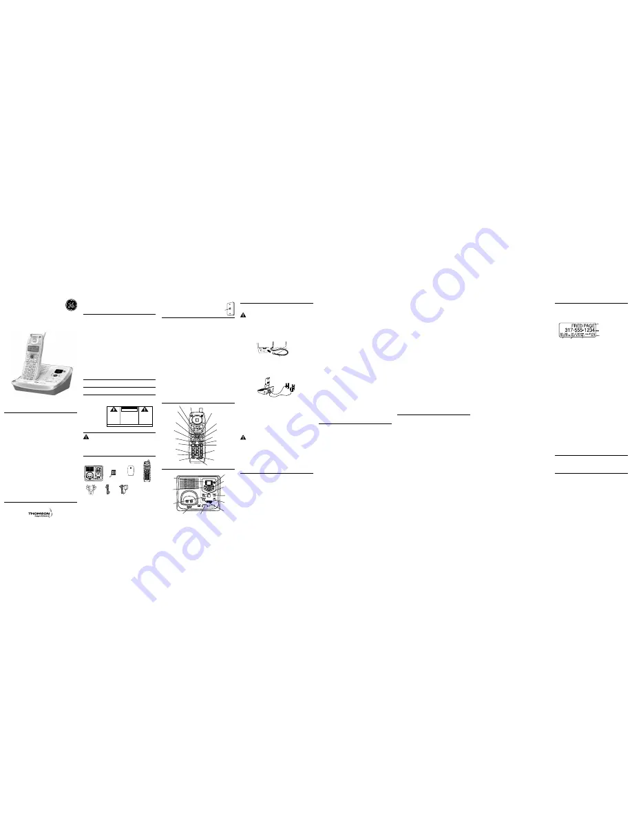 GE 25942GE2 User Manual Download Page 1