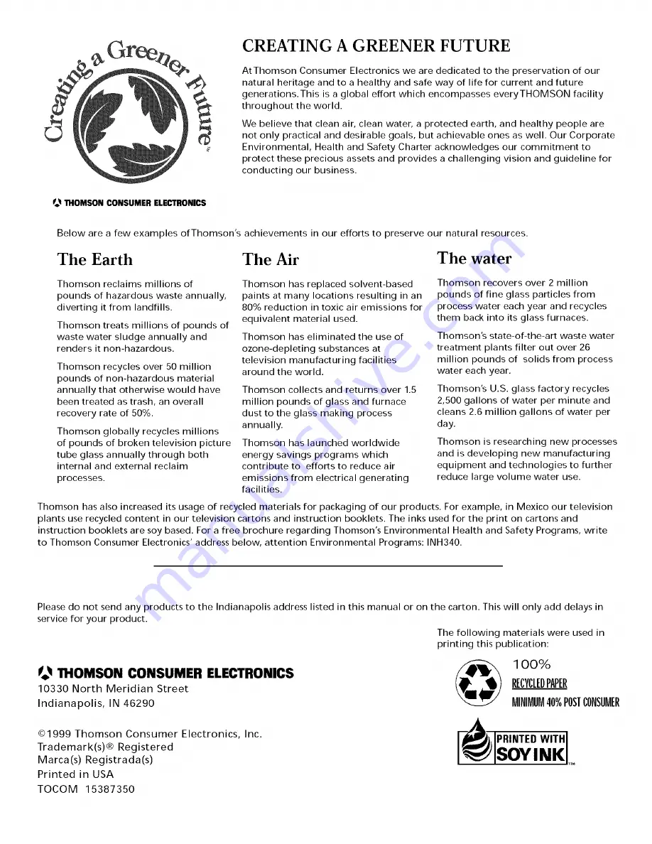 GE 25GT240 User Manual Download Page 16