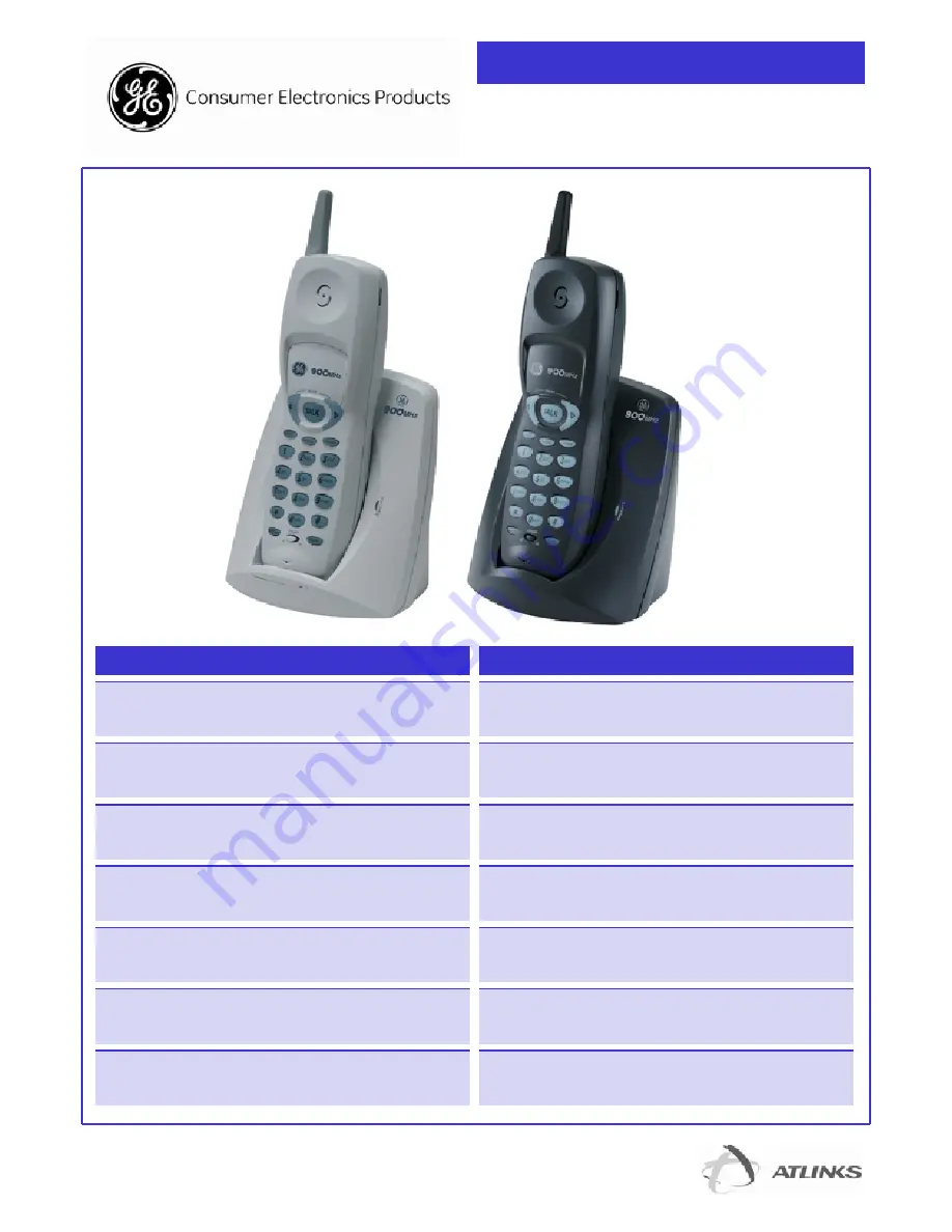 GE 26928GE1 Specifications Download Page 1