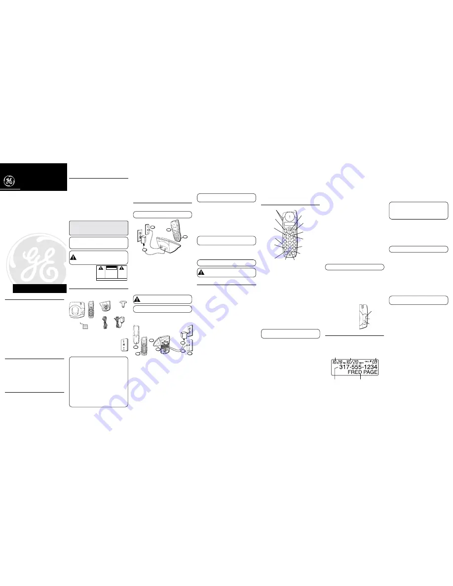 GE 27930 User Manual Download Page 1