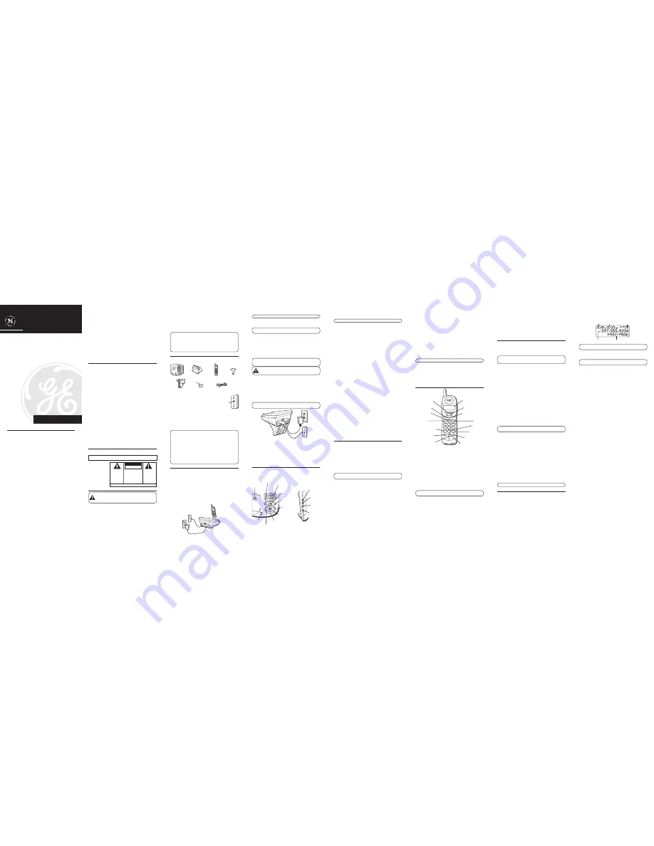 GE 279986 User Manual Download Page 1