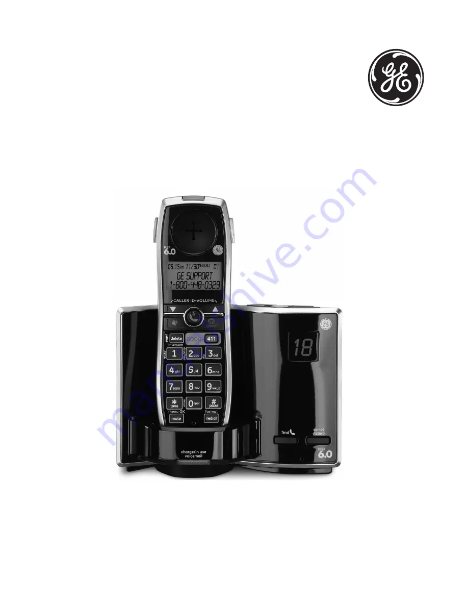 GE 28801FE1 - Digital Cordless Extension Handset User Manual Download Page 1