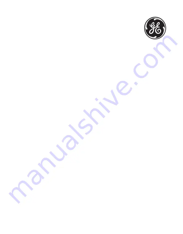 GE 28821 Series User Manual Download Page 1