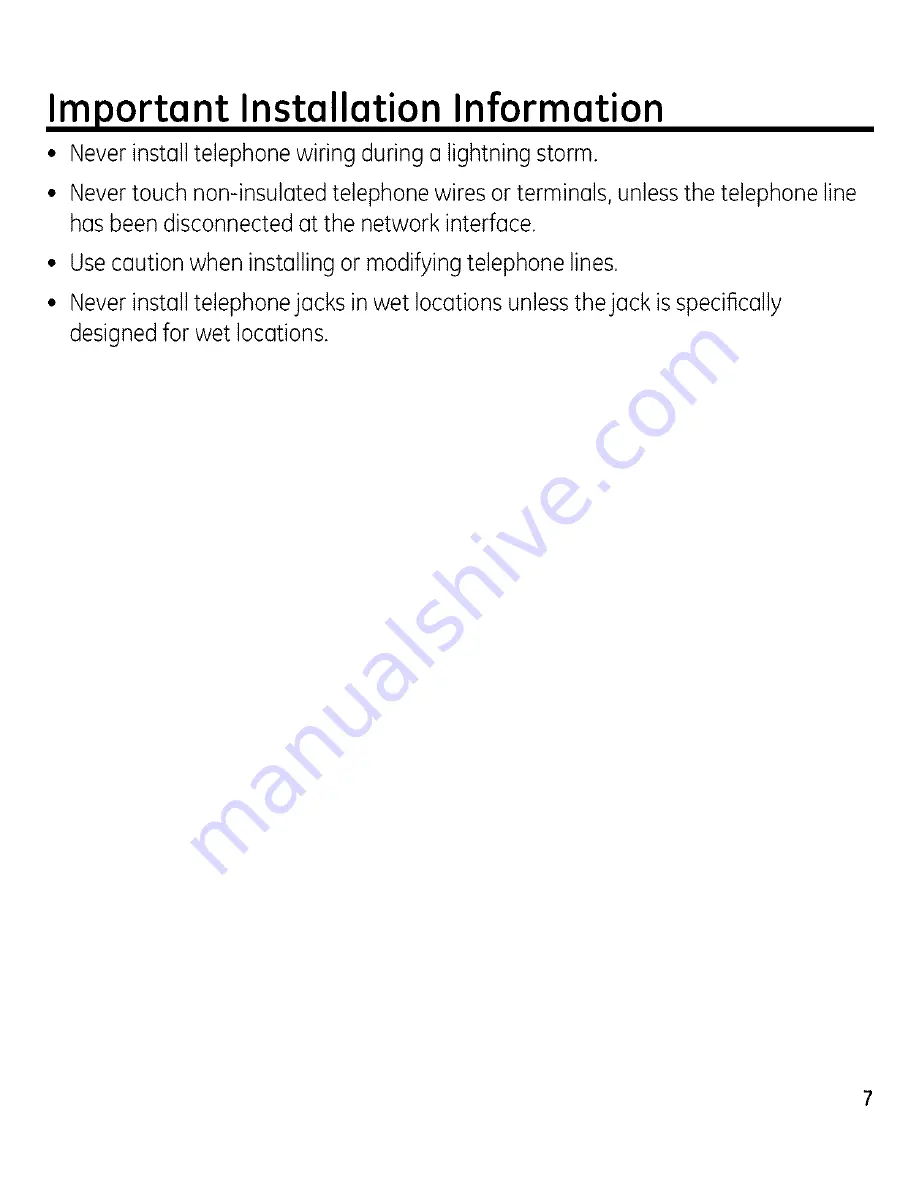 GE 29582 User Manual Download Page 7