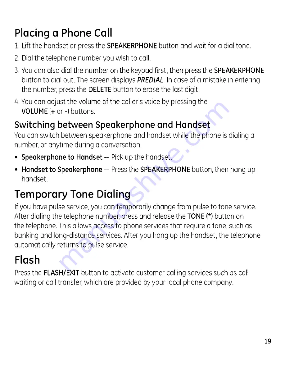 GE 29582 User Manual Download Page 19