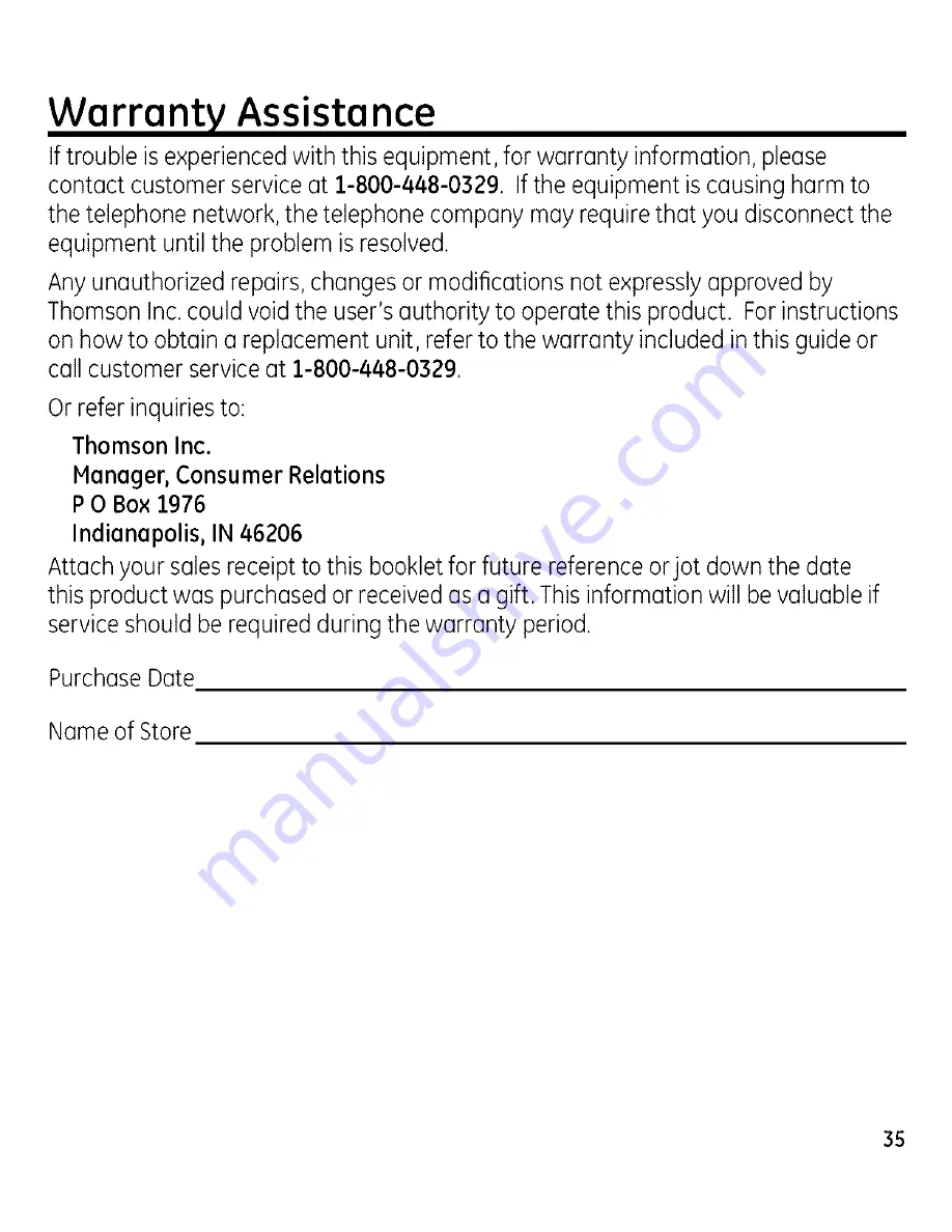 GE 29582 User Manual Download Page 35