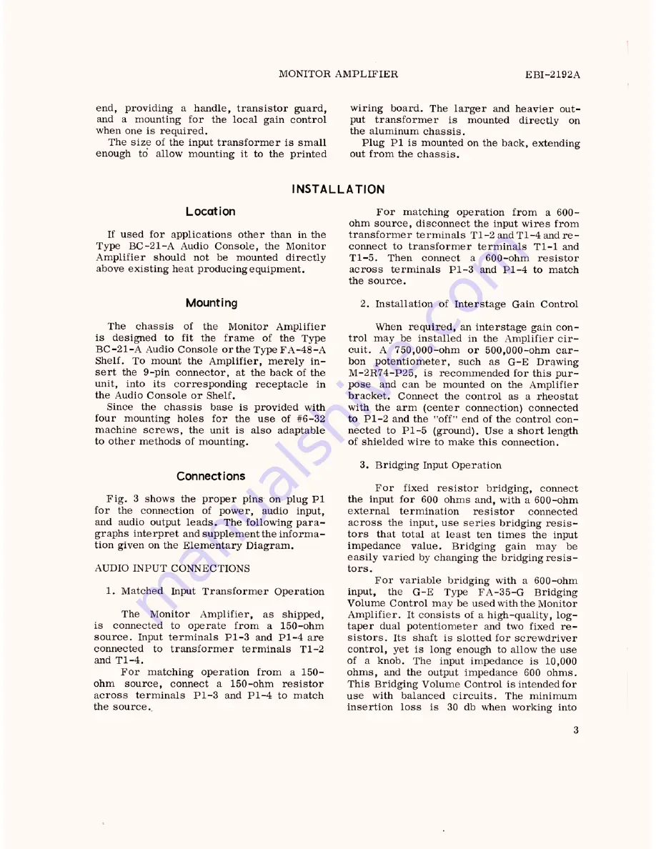 GE 4BC21A1 Instructions Manual Download Page 52