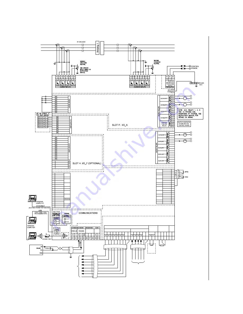 GE 845 Instruction Manual Download Page 58