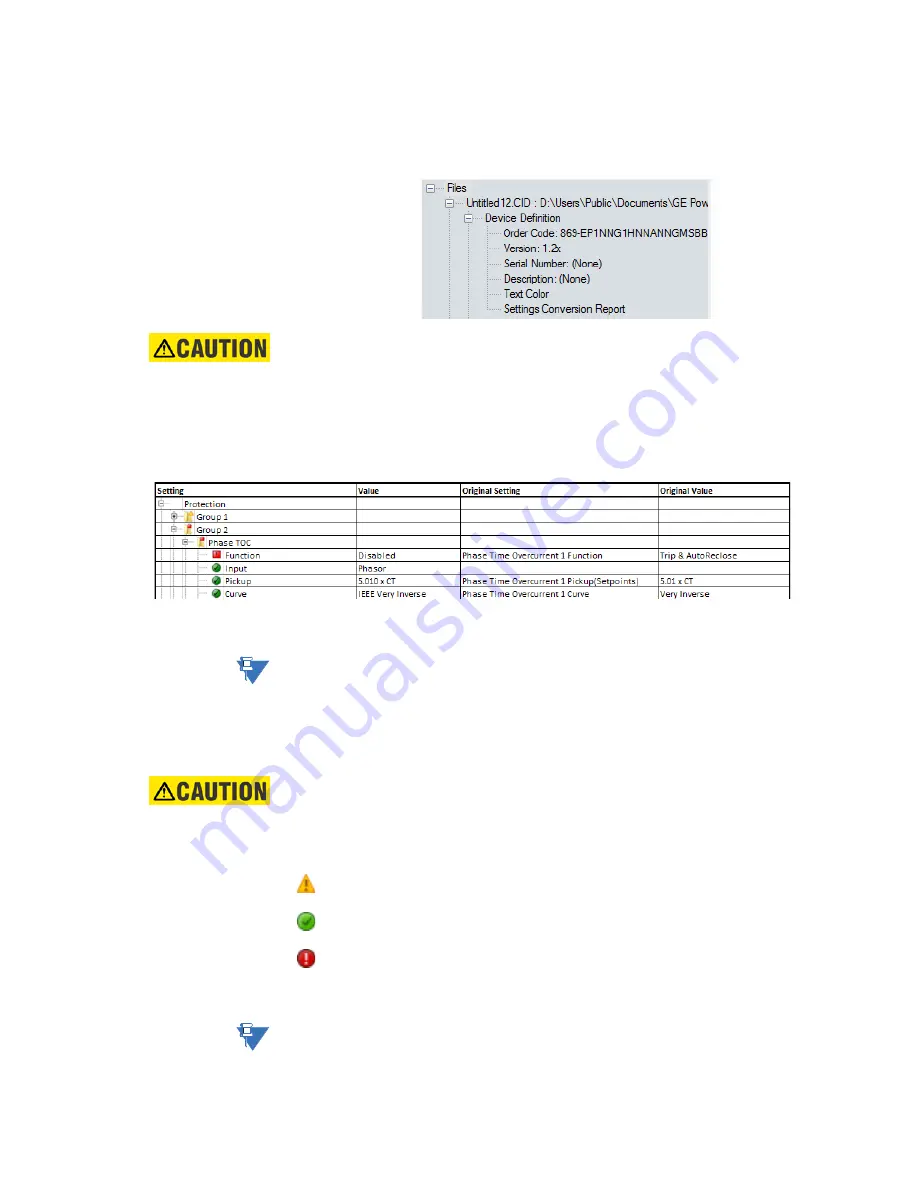 GE 845 Instruction Manual Download Page 127