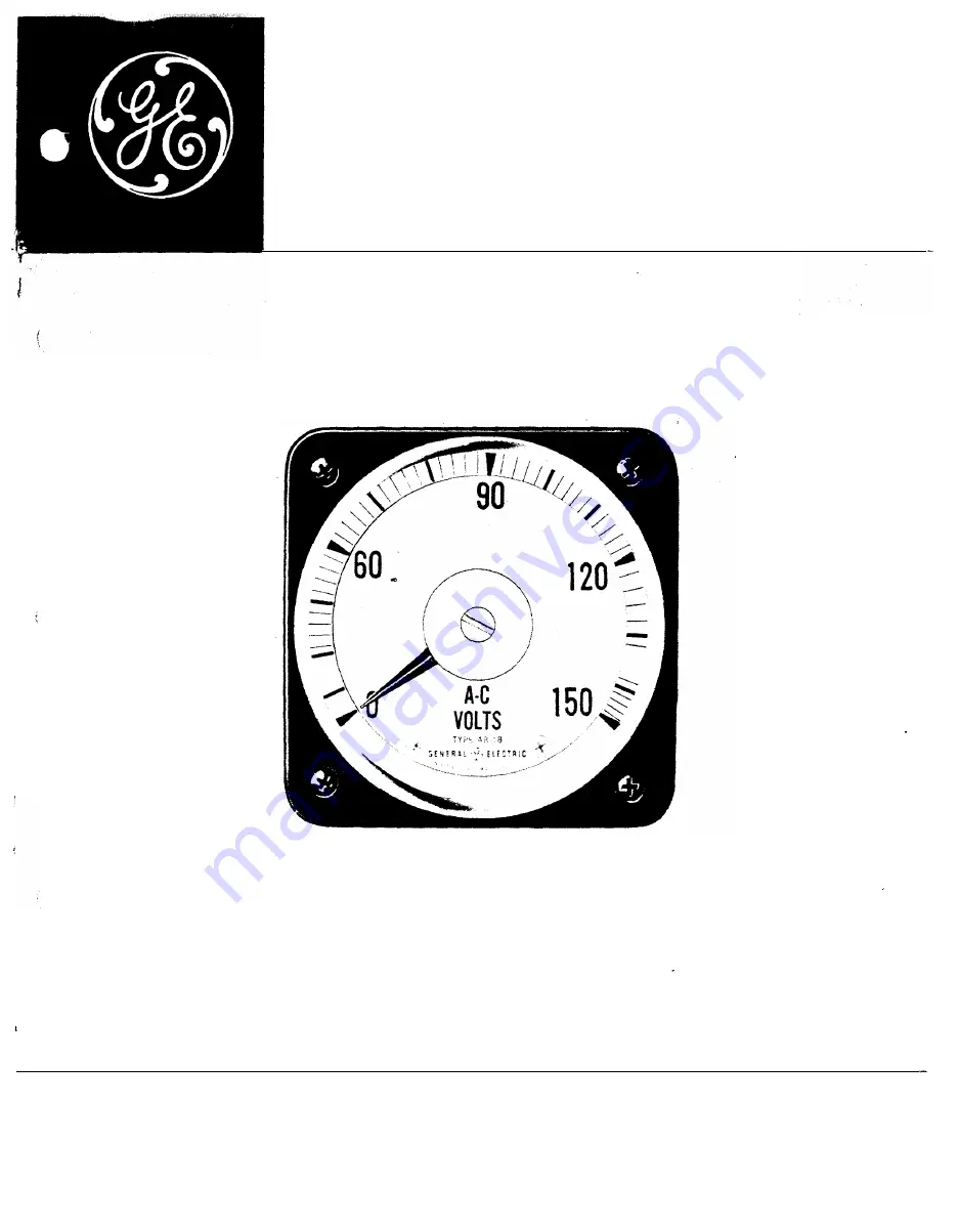 GE AB Series Instructions Manual Download Page 1