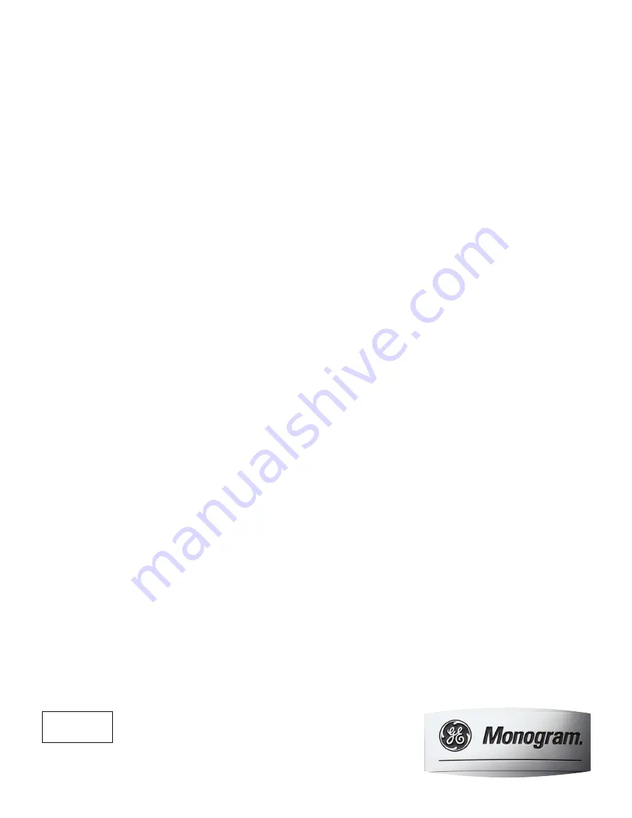 GE Advantium ZSC2200 Owner'S Manual Download Page 1