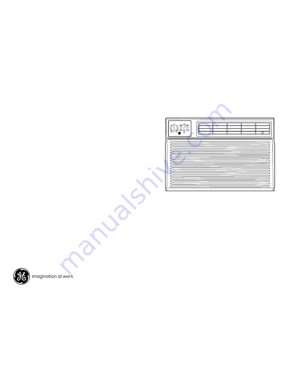 GE AEE12DN Dimensions And Installation Information Download Page 2