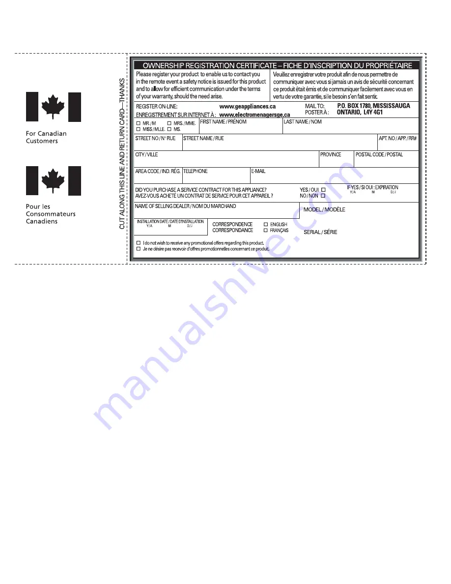 GE AEH10 Series Owner'S Manual And Installation Instructions Download Page 34