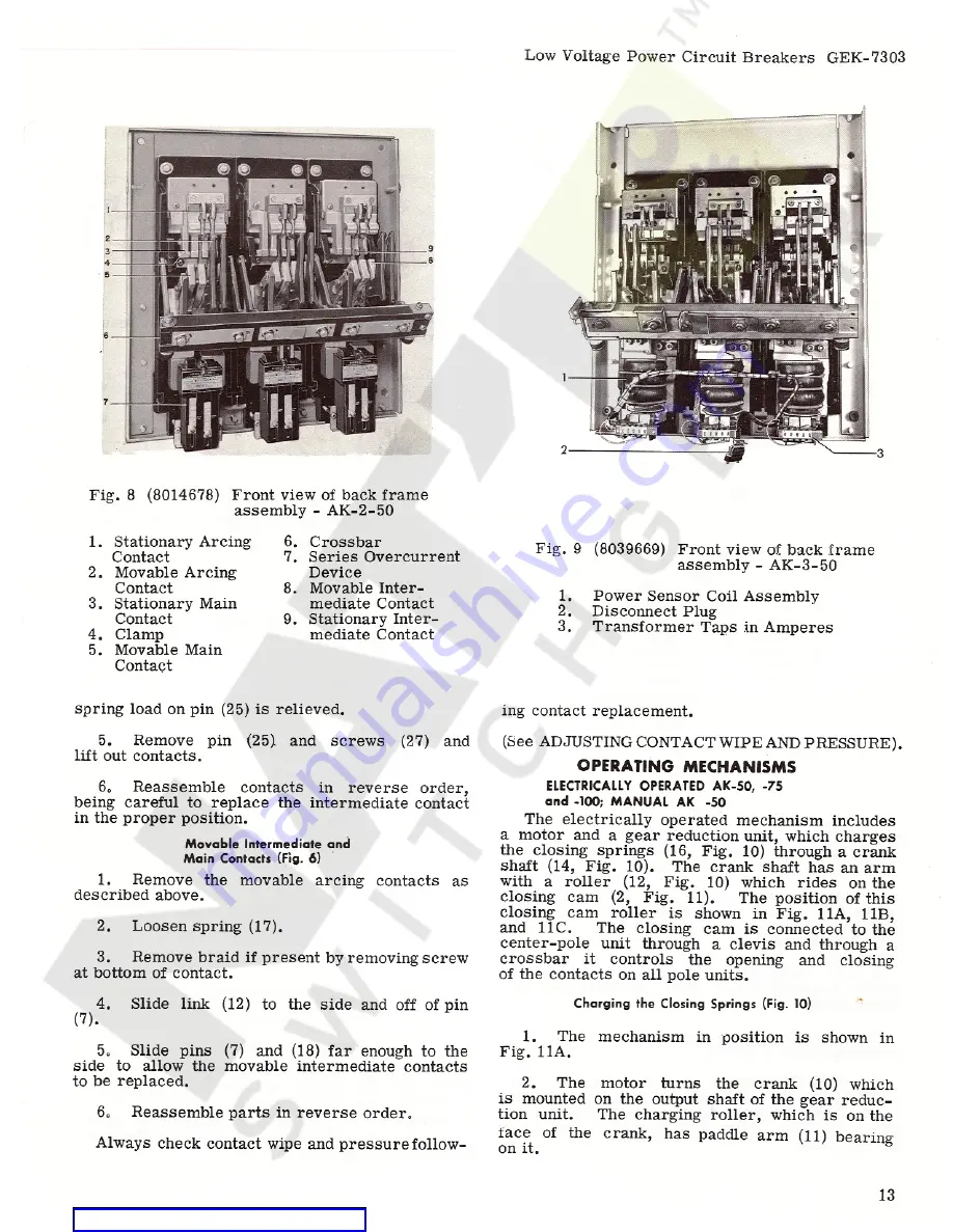 GE AK-100 Series Maintenance Instructions Manual Download Page 13