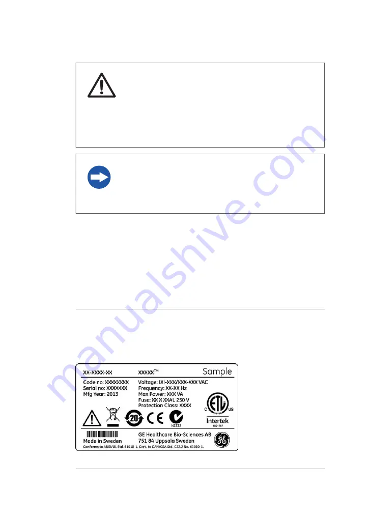 GE AKTAprime plus Operating Instructions Manual Download Page 24