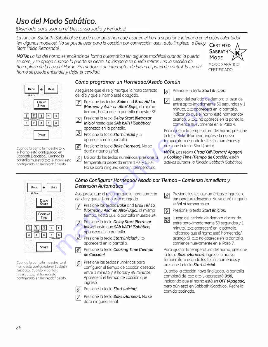 GE Appliances CG5985 Owner'S Manual And Installation Instructions Download Page 90