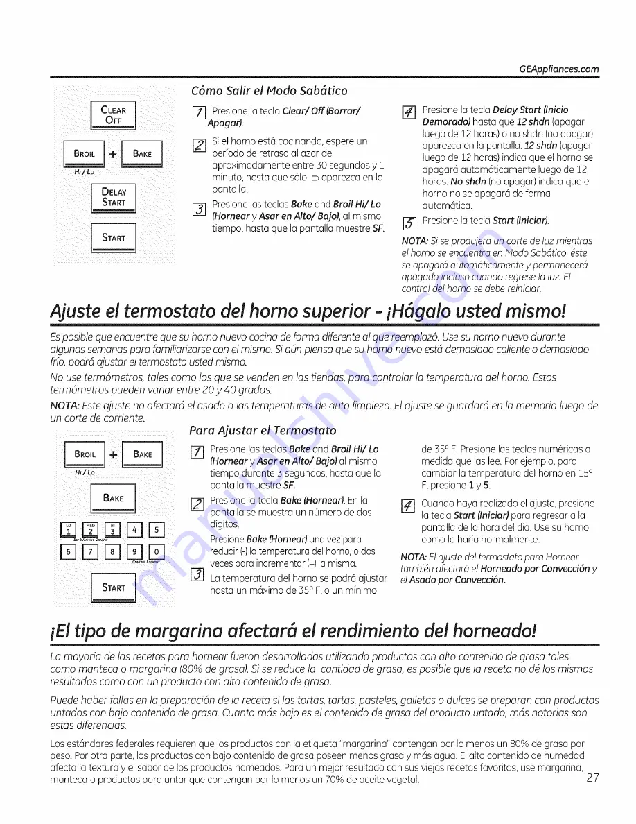 GE Appliances CG5985 Owner'S Manual And Installation Instructions Download Page 91