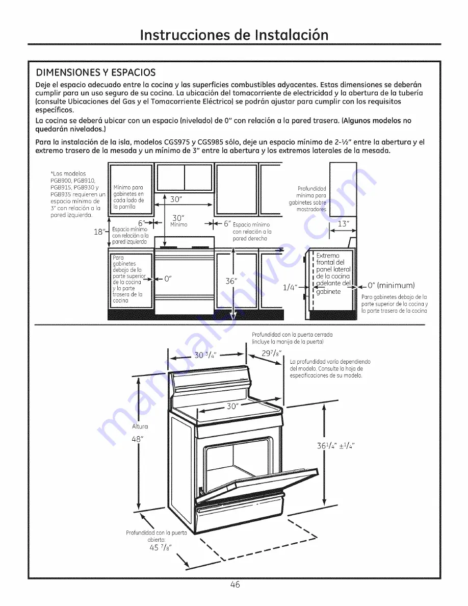 GE Appliances CG5985 Owner'S Manual And Installation Instructions Download Page 110