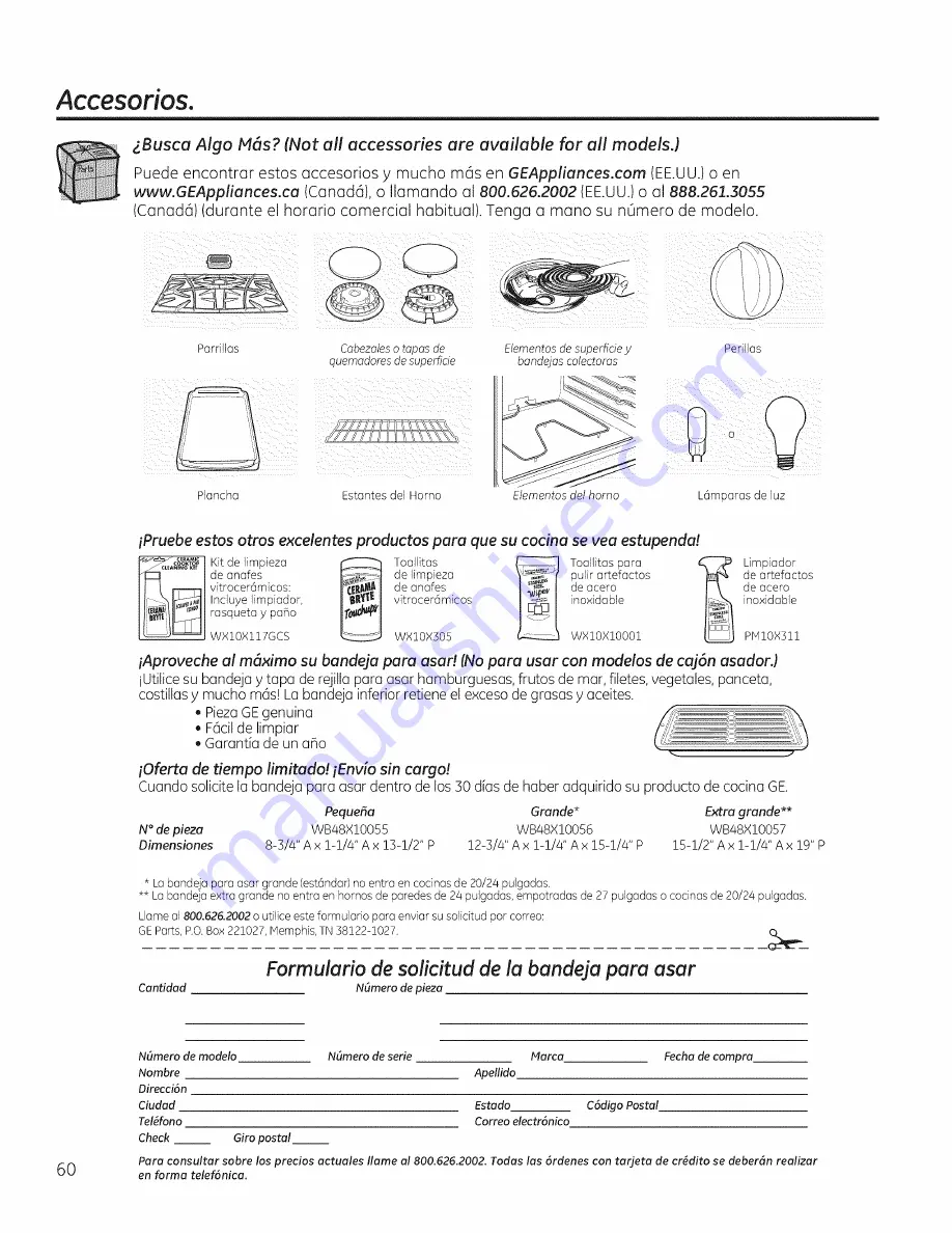 GE Appliances CG5985 Скачать руководство пользователя страница 124