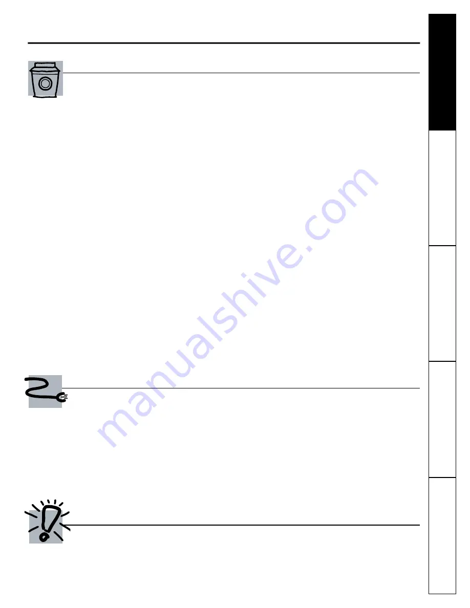 GE Appliances GFWN1100 Owner'S Manual & Installation Instructions Download Page 29