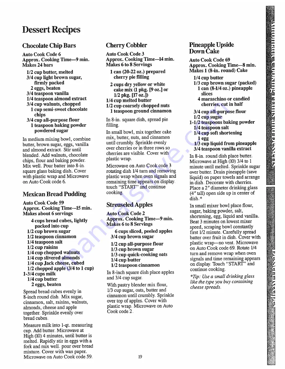 GE Appliances JVM1920 Use And Care Manual Download Page 19