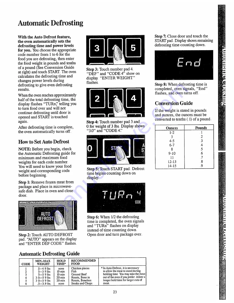 GE Appliances JVM1920 Use And Care Manual Download Page 23