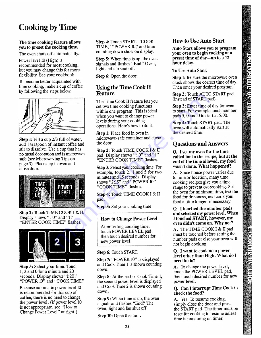 GE Appliances JVM1920 Use And Care Manual Download Page 25