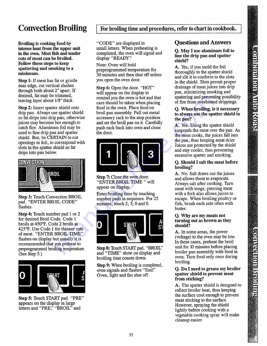 GE Appliances JVM1920 Use And Care Manual Download Page 33