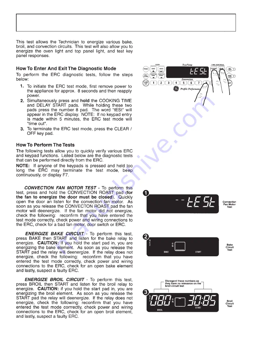 GE Appliances Profile JGB920 Technical Service Manual Download Page 18