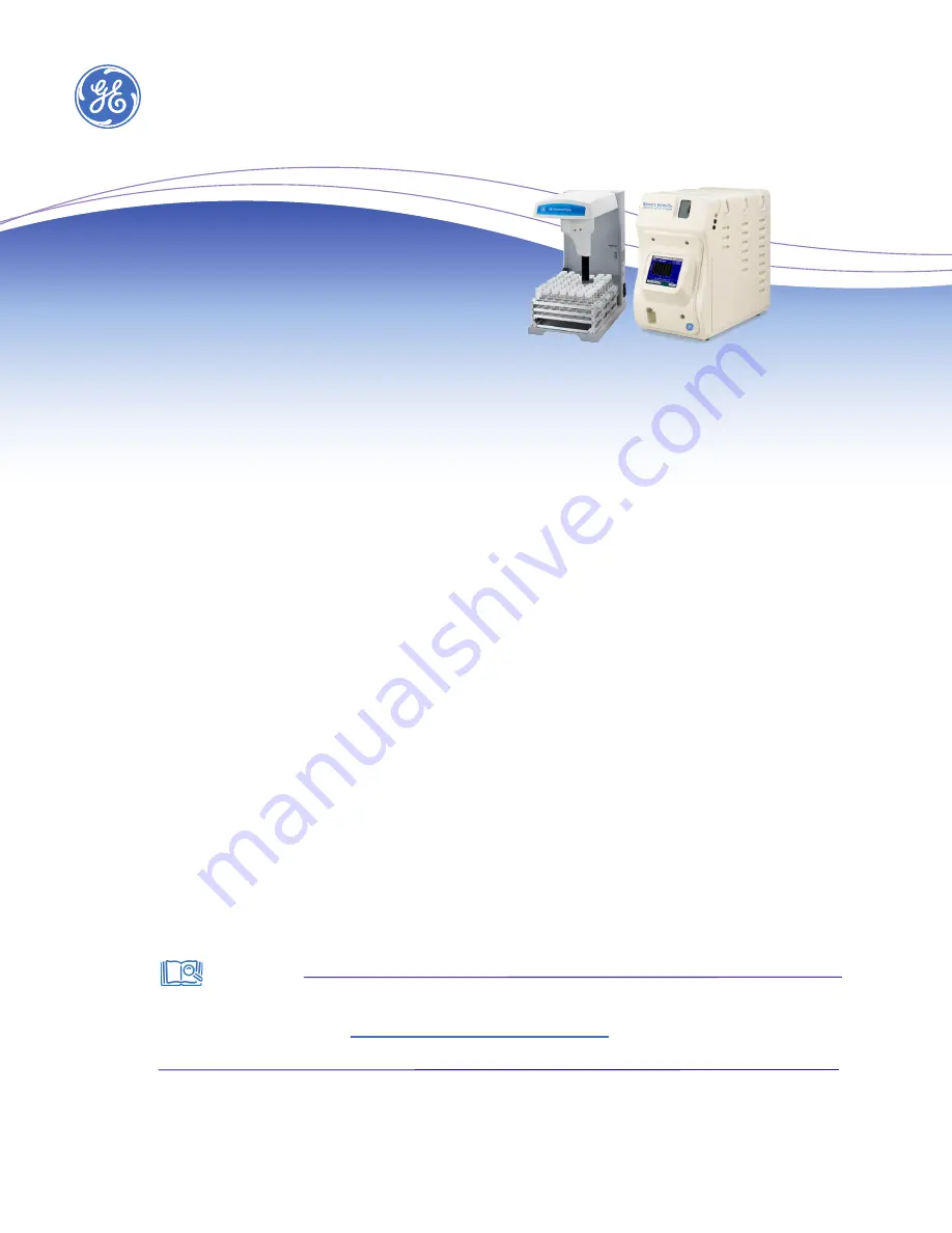 GE Autosampler Quick Start Manual Download Page 2