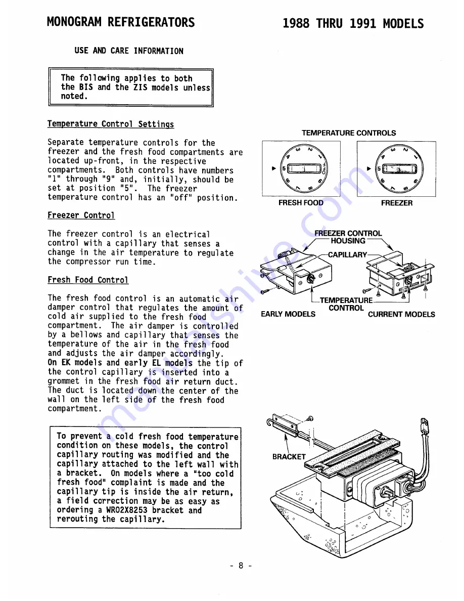 GE BISB/W42EK Technician Manual Download Page 9