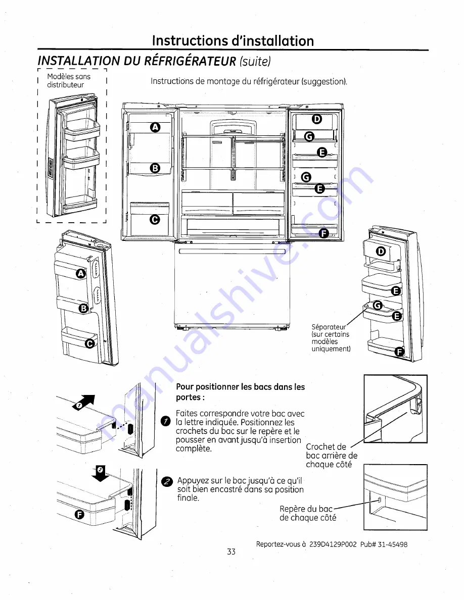 GE Bottom Freezer Refrigerators Скачать руководство пользователя страница 79