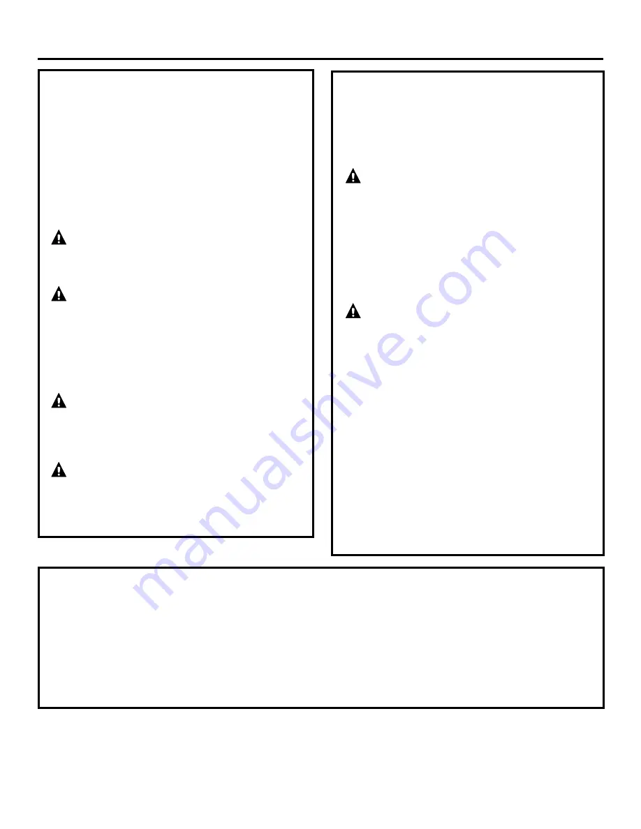 GE Built-In All-Refrigerator/Free Installation Instructions Manual Download Page 2