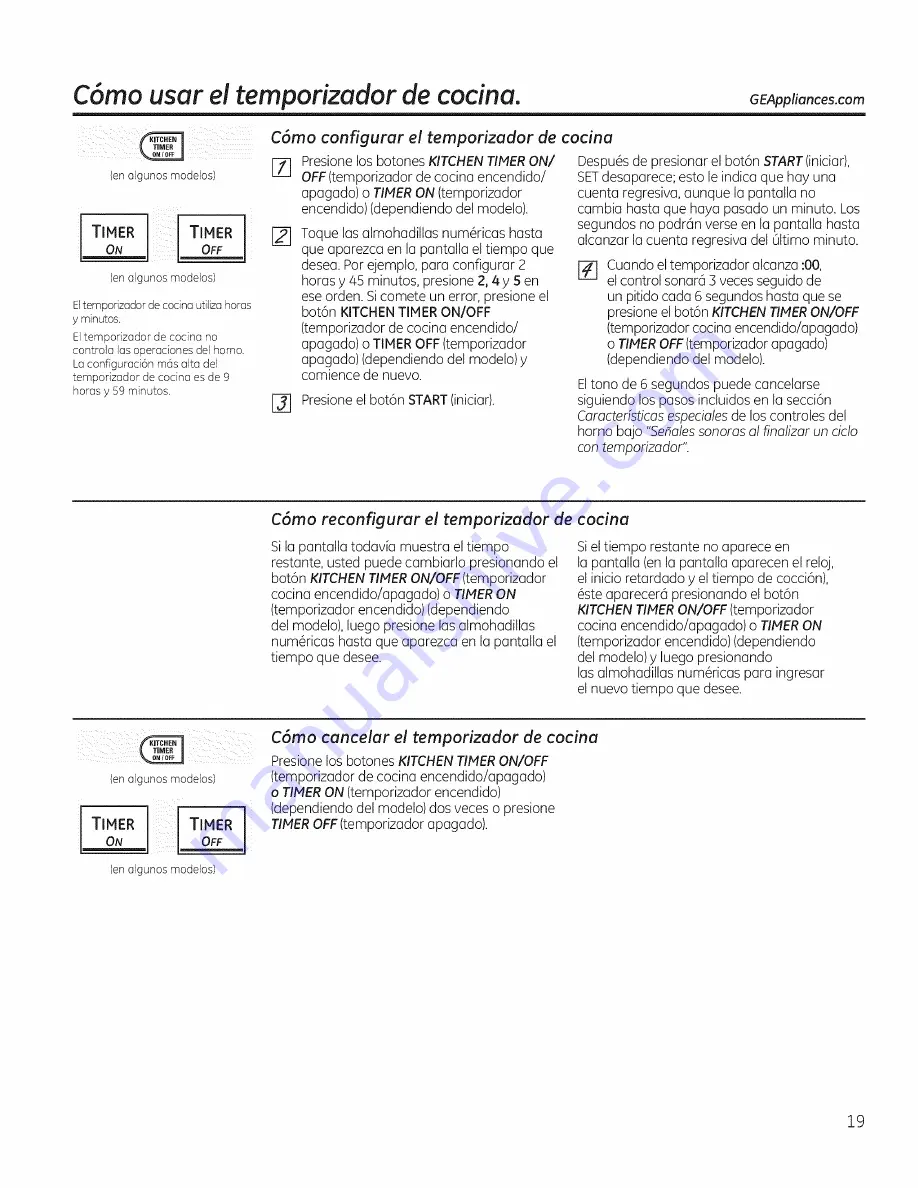 GE C5980 Owner'S Manual Download Page 75