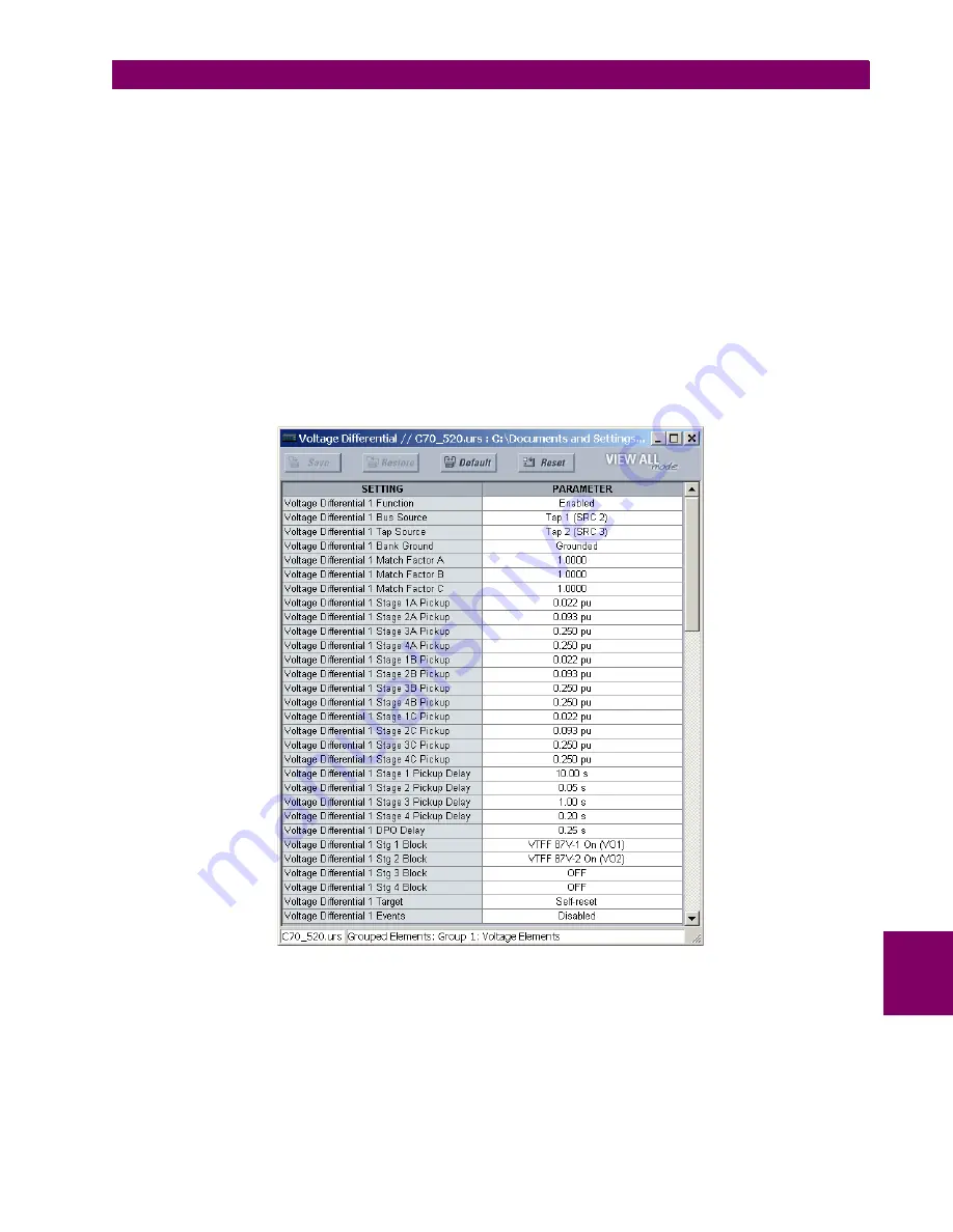 GE C70 Instruction Manual Download Page 469