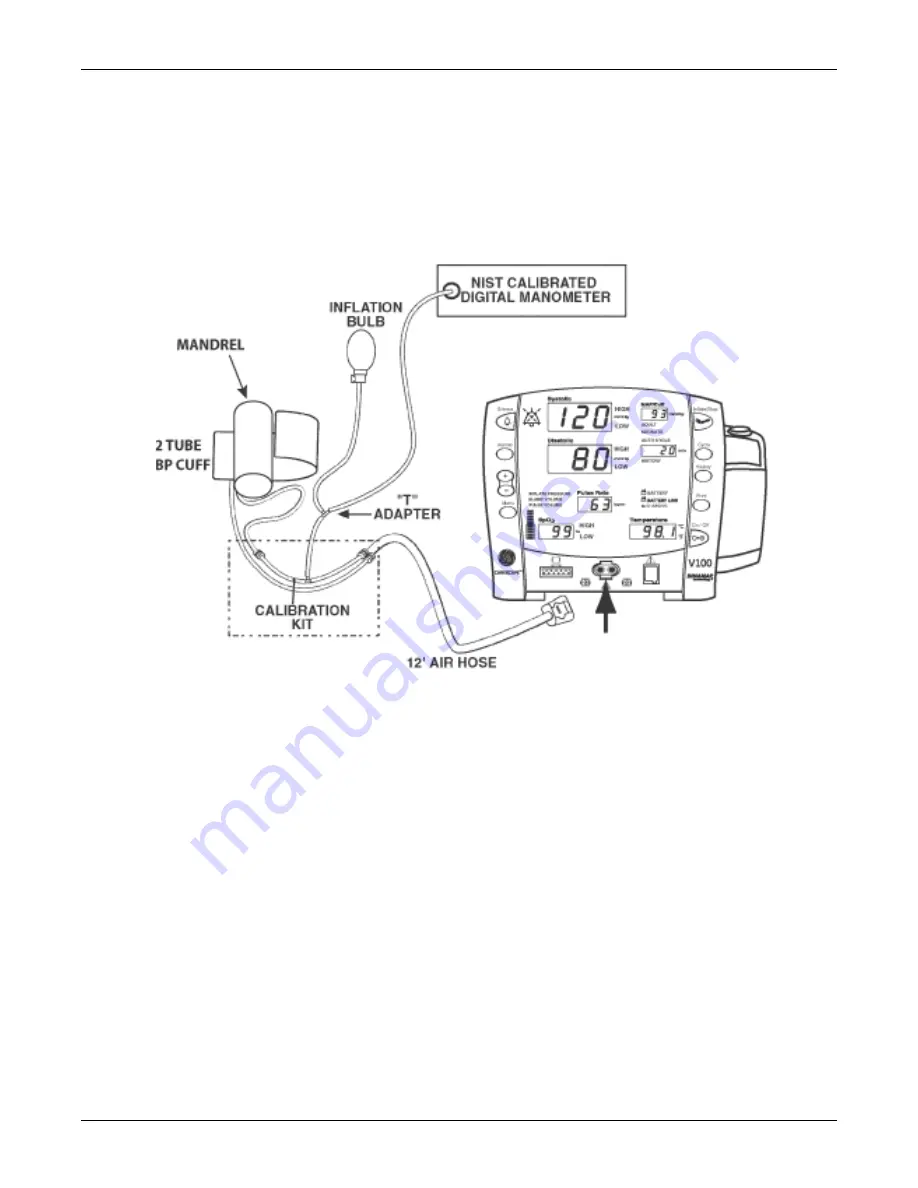 GE CareScape V100 Скачать руководство пользователя страница 72