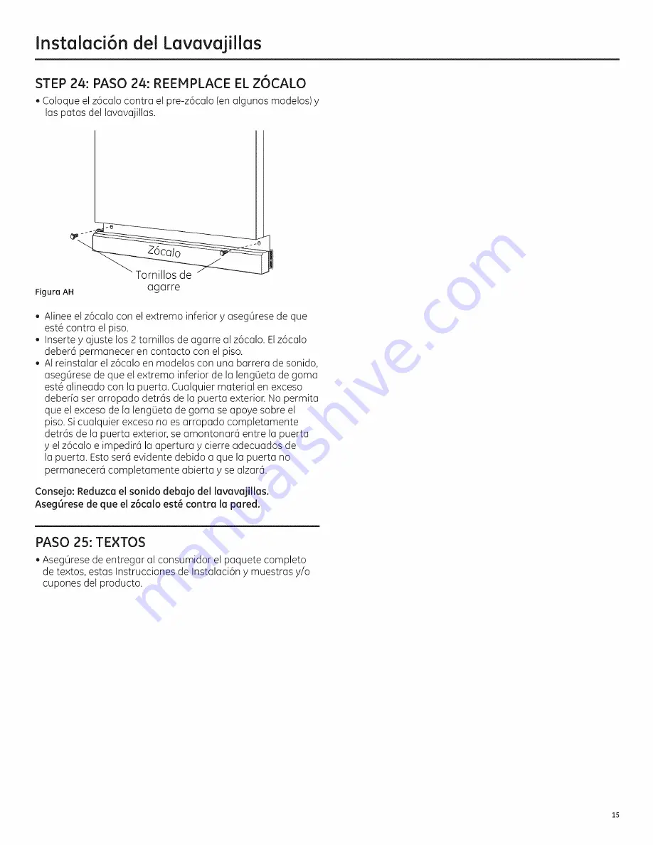 GE CDT725SSF2SS Скачать руководство пользователя страница 47