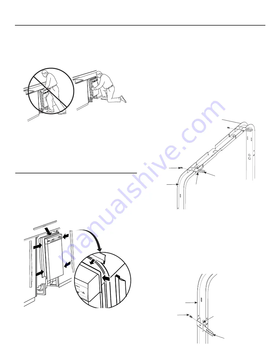 GE CDT725SSFSS Installation Instructions Manual Download Page 8